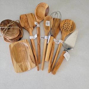 Williams Sonoma 
Olivewood kitchen utensils